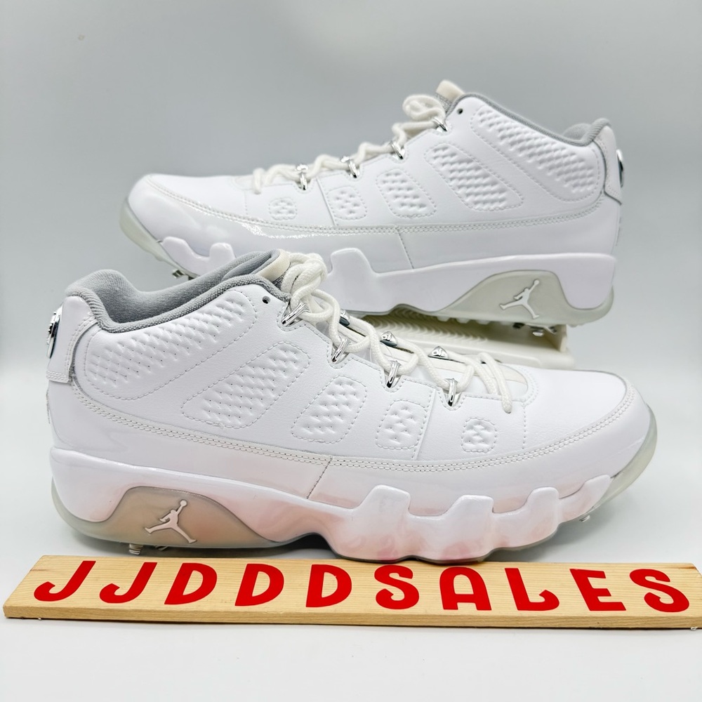 Nike Air Jordan 9 Retro Low Golf NRG Tour Championship White HM8373-100 Men’s 12